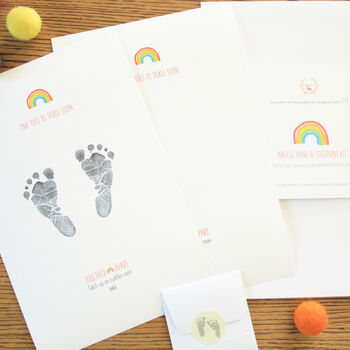 Together Apart Inkless Hand And Footprint Kit, 2 of 5