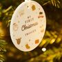 Personalised My 1st Christmas Tree Decoration, thumbnail 2 of 3