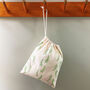 Wood Block Printing Kit Botanical Drawstring Bag, thumbnail 3 of 7