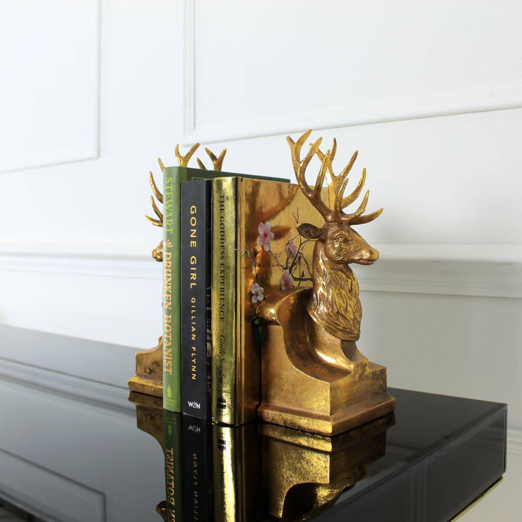 Pair Of Stags Bookends, 1 of 4