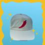 Chilli And Sparkles Embroidered Cream Hat, thumbnail 8 of 8