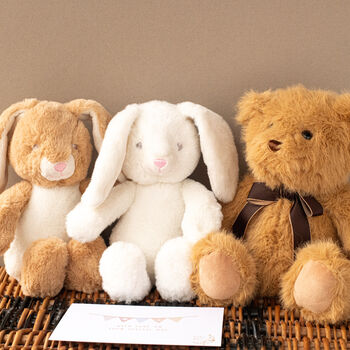 Luxury Cream Welcome Baby Knitted Essentials And Toy Gift Set, 2 of 12