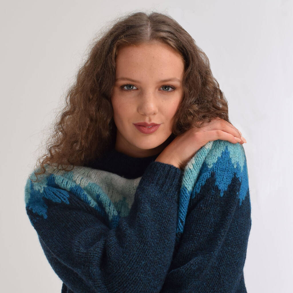 chunky lambswool jumper