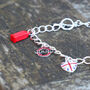 British Icons And Union Jack Charm Bracelet, thumbnail 3 of 5