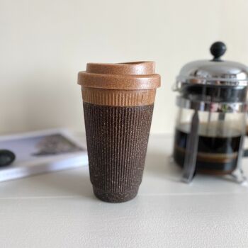 Reusable Coffee Cup Made From Recycled Coffee Grounds, 8 of 10