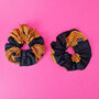 Two African Print Scrunchies | Tunde Print, thumbnail 1 of 5