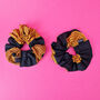 Two African Print Scrunchies | Tunde Print, thumbnail 1 of 5