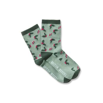 Women's Four Pair 'Forest Berry' Bamboo Sock Gift Box, 4 of 5