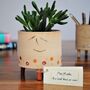 Smiley Face Planter Thank You Gift For Teacher, thumbnail 3 of 9