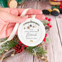 Personalised Ornament With Names For Newlyweds, thumbnail 5 of 7