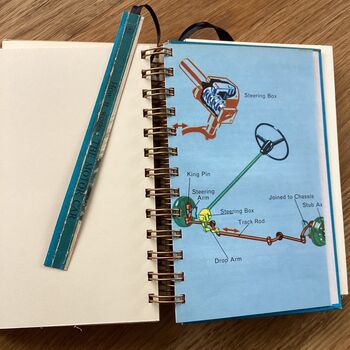 'The Motor Car' Upcycled Notebook, 6 of 6