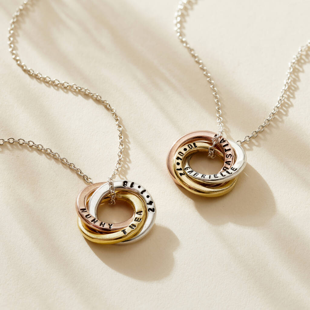 Petite Russian Ring Necklace By Posh Totty Designs | notonthehighstreet.com