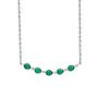 Sterling Silver Semi Precious Stone And Crystal Necklace, thumbnail 3 of 11