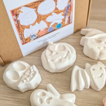 Paint Your Own Halloween Plaster Shapes Gift Box, 3 of 6
