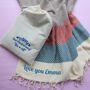 Handwoven Cotton Sofa Throw, Personalised Gfit, thumbnail 5 of 12
