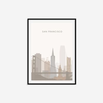 Minimalist San Francisco Travel Print, 4 of 8