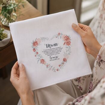 Mother Of The Bride Handkerchief Pair, 2 of 9
