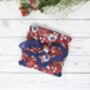 Medium Christmas Furoshiki Fabric Wrap, thumbnail 5 of 6