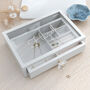 Personalised Luxury Glass Drawer Jewellery Box, thumbnail 1 of 7