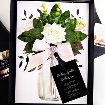 Luxury Rose Personalised Boxed Birthday Card, 2 of 12