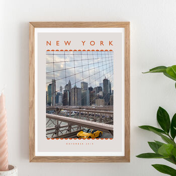 Personalised Photo Travel Poster Print, 3 of 4