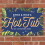 Personalised Hot Tub Spa Metal Sign Plaque, thumbnail 2 of 4