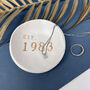 Established Personalised Year Ring Dish, thumbnail 4 of 7