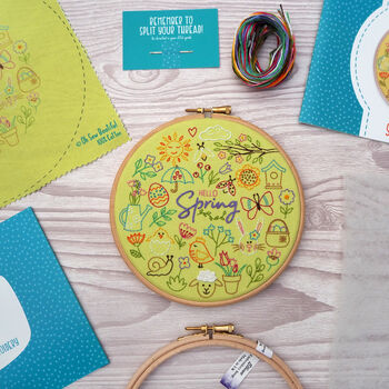 Hello Spring Embroidery Kit, 2 of 8