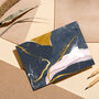 Real Gold Marbled Congratulations Card, thumbnail 1 of 3