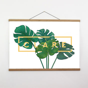 Personalised Monstera Cheese Plant Botanical Print, 3 of 3