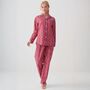 Women's 'Byzantine' Paisley Crisp Cotton Pyjama Set, thumbnail 1 of 4