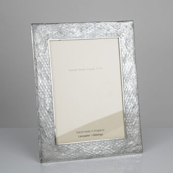 Waves Cast Pewter Photo Frame, 7 of 8