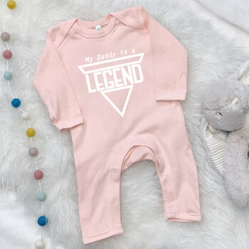 'My Daddy Is A Legend' Father's Day Babygrow, 9 of 11