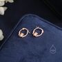 Sterling Silver Claddagh Hoop Earrings, thumbnail 6 of 12