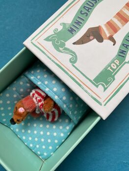 Mini Sausage Dog In A Little Box, 2 of 2