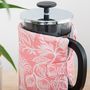 'Punchy Paprika' Cafetiere Cozy, thumbnail 5 of 6