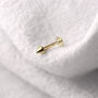9ct Solid Gold Spike Piercing Stud, thumbnail 1 of 4