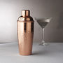 Personalised Initials Hammered Copper Cocktail Shaker, thumbnail 1 of 3