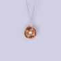Tiny Poppy Necklace In 18ct Rose Gold Plated Silver, thumbnail 2 of 12
