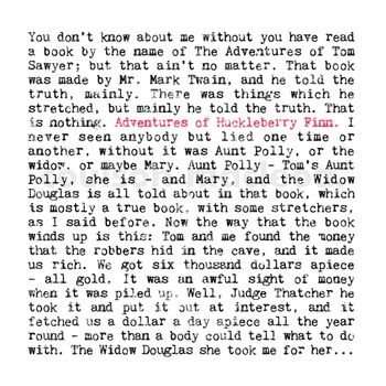 Mark Twain Book Coaster; Book Lovers Gift, 2 of 7