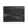 Black Minimal Modern Leather Clutch, thumbnail 2 of 8