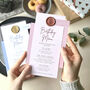 Birthday Menu With Place Card And Fun Quiz Card, thumbnail 11 of 11