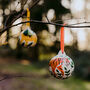 Tiger In The Jungle Hand Painted Ceramic Bauble, thumbnail 7 of 7
