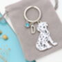 Dalmatian Personalised Keyring Dog Owner Gift, thumbnail 2 of 8