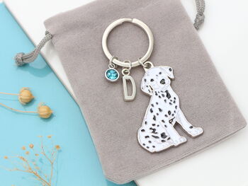 Dalmatian Personalised Keyring Dog Owner Gift, 2 of 8
