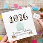 Personalised Wedding Card For Couples, Floral Married In 2026 Design, thumbnail 4 of 7