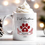 Personalised First Christmas With Pet Mug New Dog Cat Owner Christmas Gift, thumbnail 4 of 9