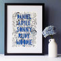 Personalised Family Monochrome Florals Papercut Print, thumbnail 8 of 12