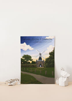 Wimbledon Common Travel Poster Art Print, 2 of 8