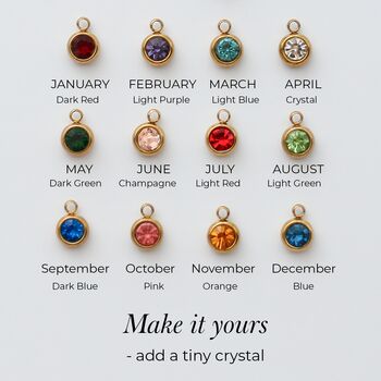 Mother And Daughter Interlocking Bracelet Set – Birthstone Jewellery, 5 of 8